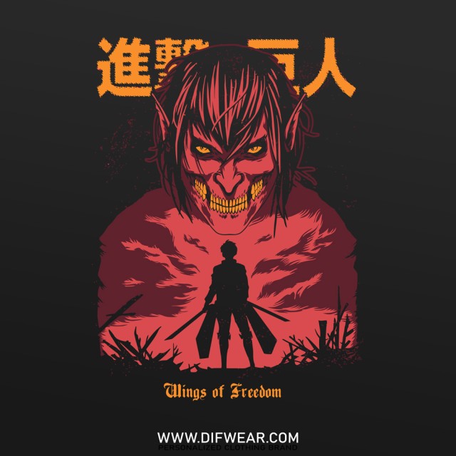 تیشرت Attack on Titan #16