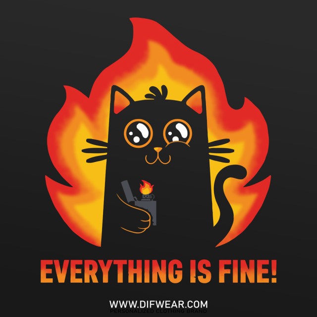 تیشرت Everything is Fine #1