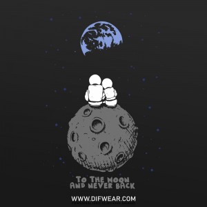 تیشرت To The Moon #3