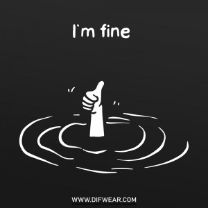 تیشرت I'm Fine #18