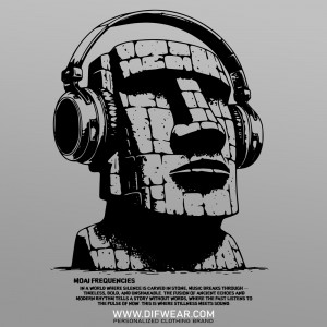 تیشرت Moai Frequencies