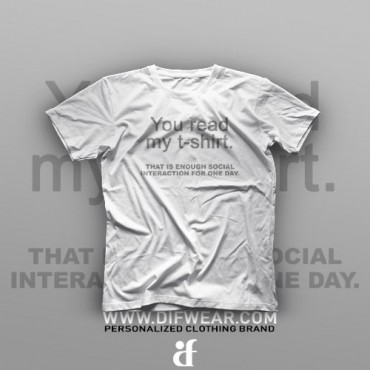 تیشرت You Read My T-Shirt