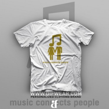 تیشرت Music Connects People #1
