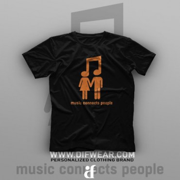 تیشرت Music Connects People #1