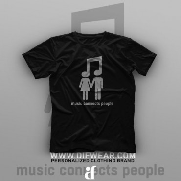 تیشرت Music Connects People #1