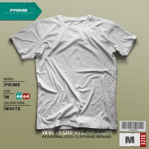 تیشرت طرح انتخابی PRIME-M-WHITE