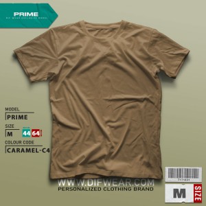 تیشرت طرح انتخابی PRIME-M-CARAMEL-C4