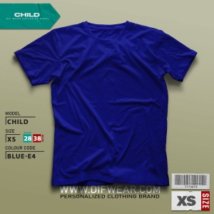 تیشرت طرح انتخابی CHILD-XS-BLUE-E4