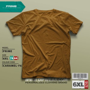 تیشرت طرح انتخابی PRIME-6XL-CARAMEL