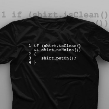 تیشرت Programming: shirt.isClean #17