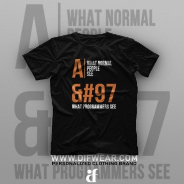 تیشرت Programming: What Programmers See #9