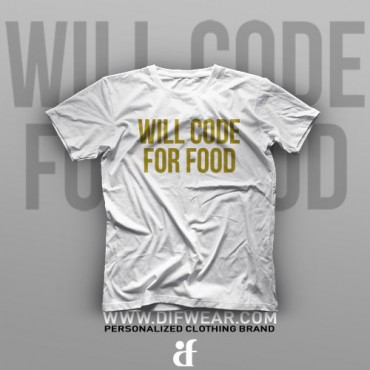 تیشرت Programming: Will Code For Food #5