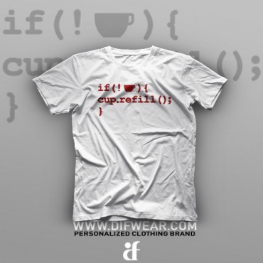 تیشرت Programming: Cup Refill #2