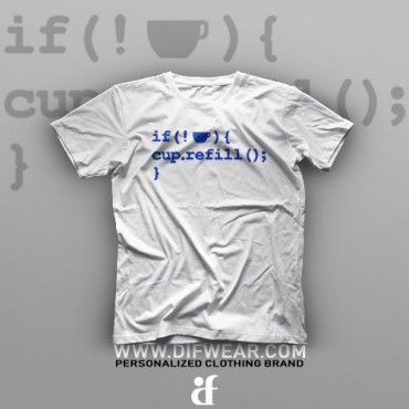 تیشرت Programming: Cup Refill #2