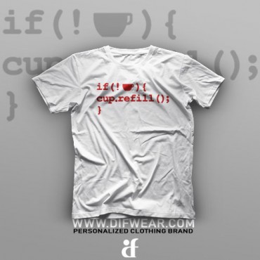 تیشرت Programming: Cup Refill #2