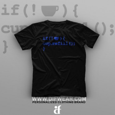 تیشرت Programming: Cup Refill #2
