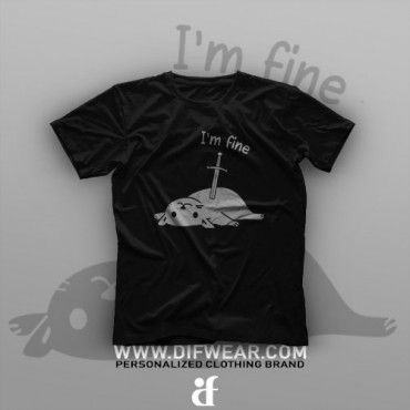تیشرت I'm Fine #9