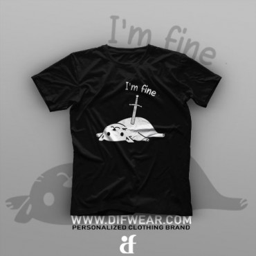 تیشرت I'm Fine #9