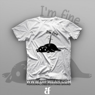 تیشرت I'm Fine #9