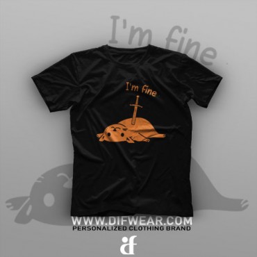 تیشرت I'm Fine #9