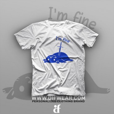 تیشرت I'm Fine #9
