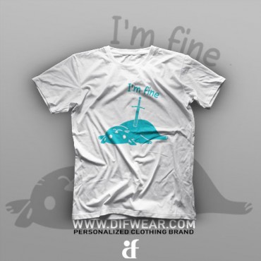 تیشرت I'm Fine #9