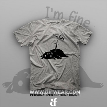 تیشرت I'm Fine #9