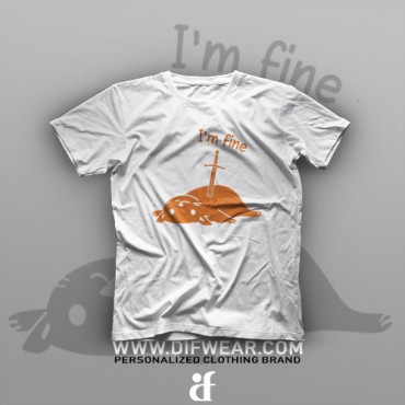 تیشرت I'm Fine #9