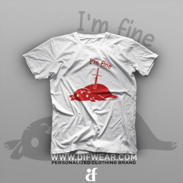 تیشرت I'm Fine #9
