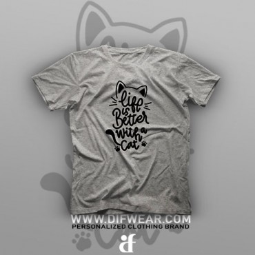 تیشرت Life With Cats