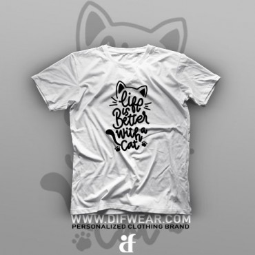 تیشرت Life With Cats