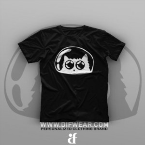 تیشرت Astronaut Cat