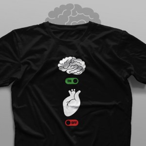 تیشرت Brain/ON Heart/OFF