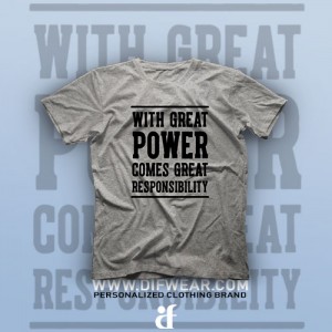 تیشرت With Great Power