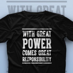 تیشرت With Great Power
