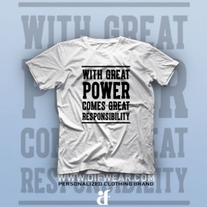 تیشرت With Great Power
