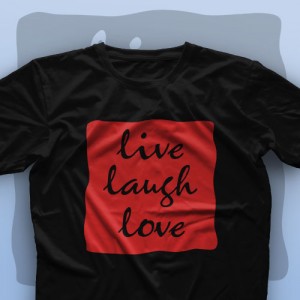 تیشرت Live, Laugh, Love