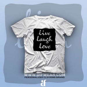 تیشرت Live, Laugh, Love