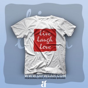تیشرت Live, Laugh, Love