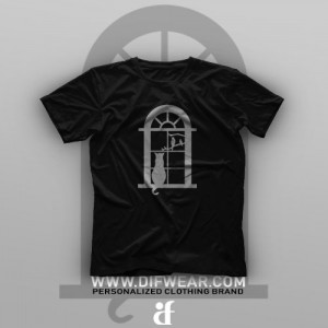 تیشرت Window and the Cat #2