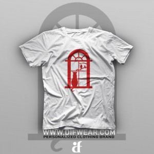تیشرت Window and the Cat #2