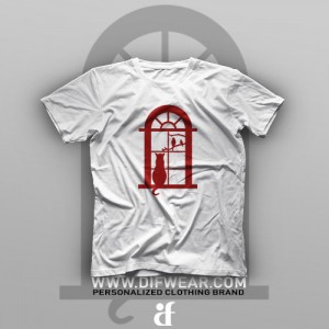 تیشرت Window and the Cat #2