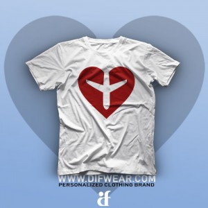تیشرت Love Plane #1