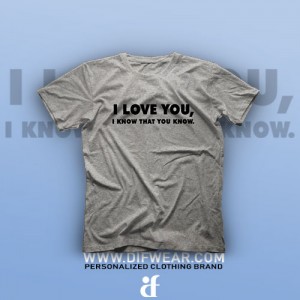 تیشرت  I Love You #2