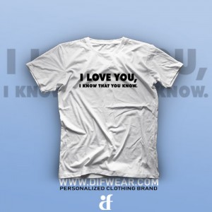 تیشرت  I Love You #2