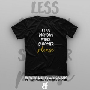 تیشرت Less Monday #1