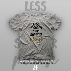 تیشرت Less Monday #1
