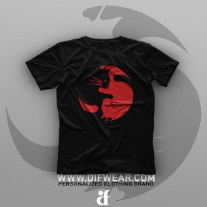 تیشرت Yin And Yang Cat