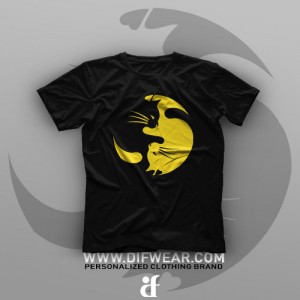 تیشرت Yin And Yang Cat