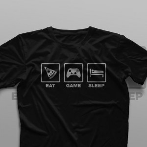 تیشرت Eat, Game, Sleep